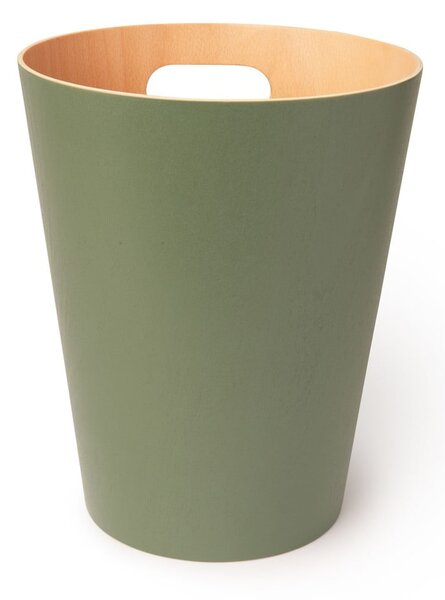 Zielony biurowy kosz na śmieci 7,5 l Woodrow – Umbra
