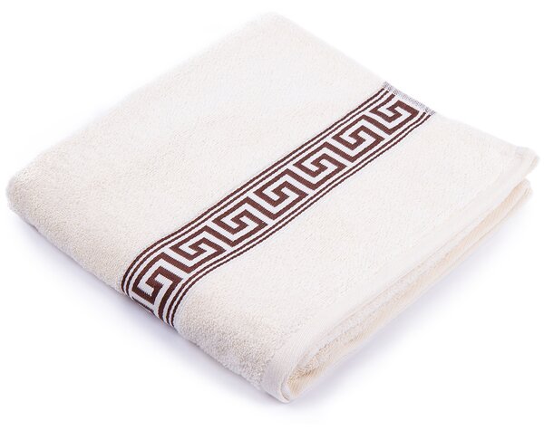 Ręcznik „Greek” kremowy, 70 x 130 cm