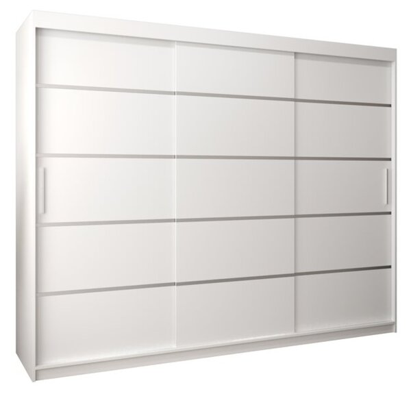 Szafa przesuwna garderoba Verona 1 250 wys. 200 cm biaÅy + biaÅy
