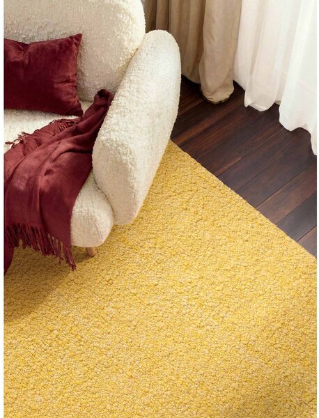 Żółty dywan z materiału bouclé tkany ręcznie 160x230 cm Notting Hill Portobello – Ted Baker