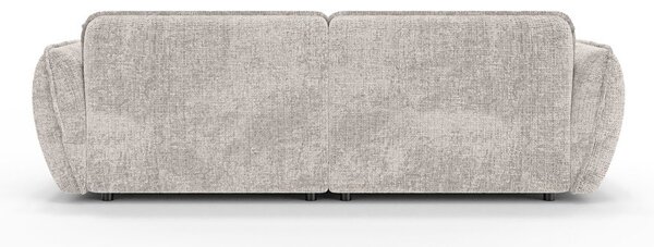 Beżowa sofa z tkaniny szenilowej z szezlongiem 252 cm Nelia Big – Ropez