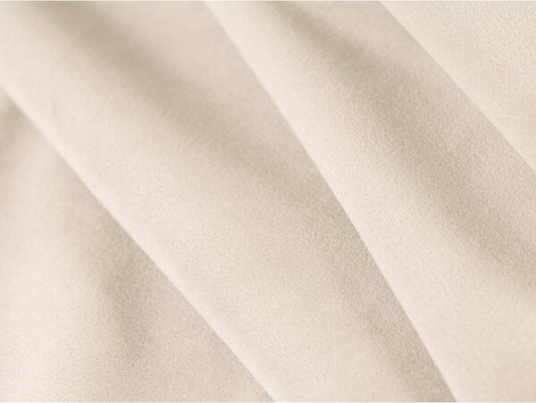 Tapicerowane łóżko dwuosobowe w kolorze kości słoniowej 140x200 cm Linea – Micadoni