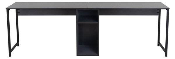 Biurko z matowym wykończeniem 60x240 cm Twin – Kalune Design