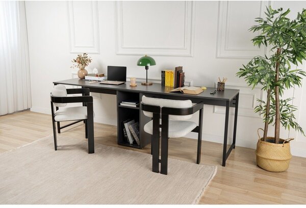 Biurko z matowym wykończeniem 60x240 cm Twin – Kalune Design