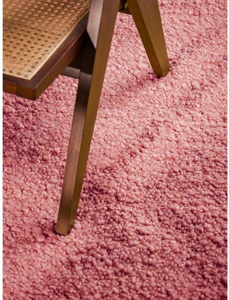 Ciemnoróżowy dywan z materiału bouclé tkany ręcznie 160x230 cm Notting Hill Portobello – Ted Baker