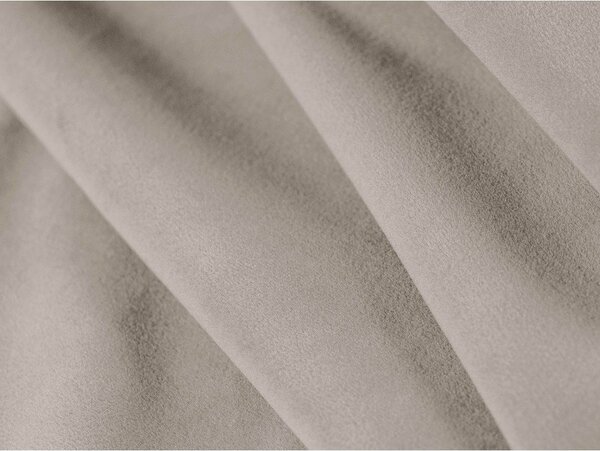 Beżowe tapicerowane łóżko dwuosobowe ze schowkiem i stelażem 140x200 cm Eric – Micadoni