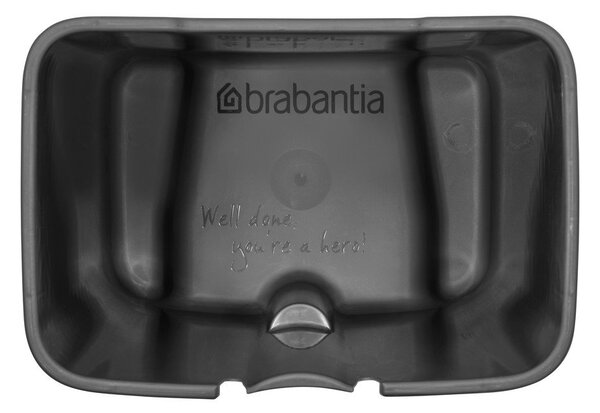 Stalowy kosz na śmieci z pedałem w kolorze matowego srebra 7 l Bo – Brabantia