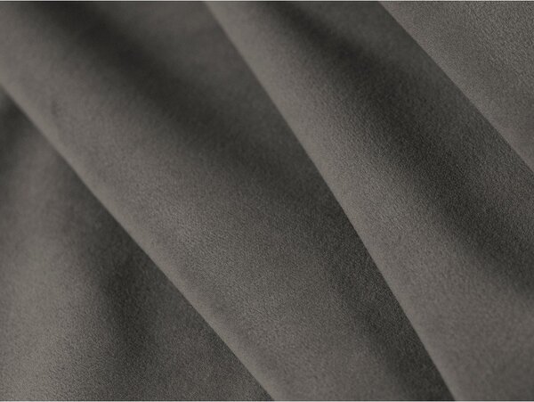 Ciemnoszare tapicerowane łóżko dwuosobowe 140x200 cm Linea – Micadoni