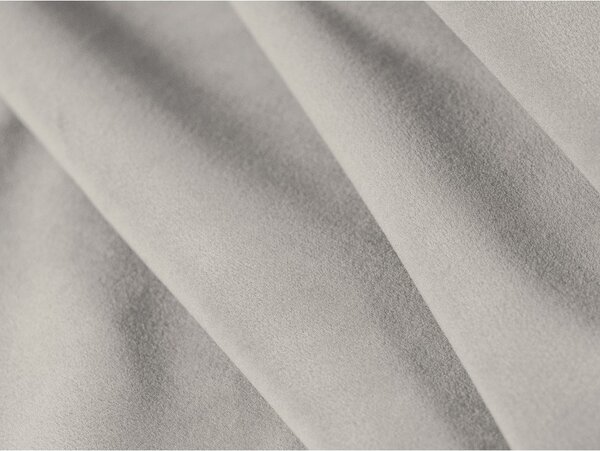 Szare tapicerowane łóżko dwuosobowe ze schowkiem i stelażem 160x200 cm Solange – Micadoni