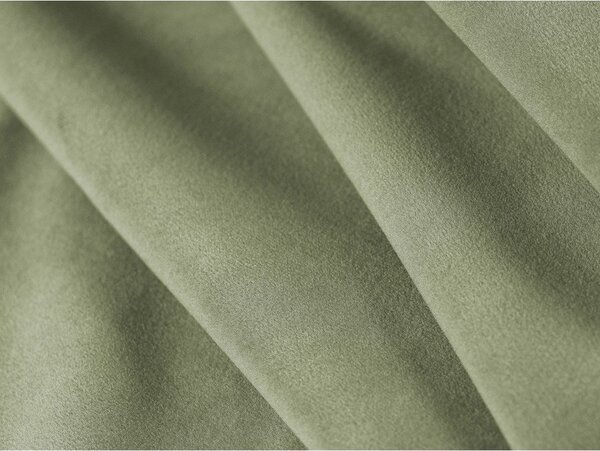 Zielone tapicerowane łóżko dwuosobowe ze stelażem 200x200 cm Aveline – Micadoni