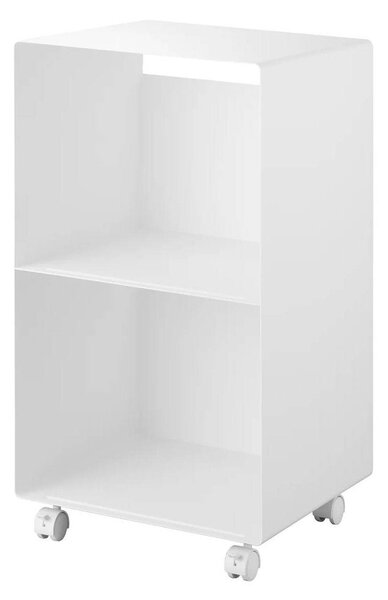 Biały metalowy regał na kółkach 40x73x38 cm Tower – YAMAZAKI