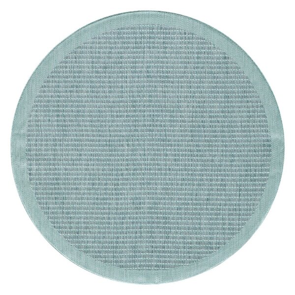 Niebieski okrągły dywan odpowiedni na zewnątrz ø 120 cm Giza 1410 – Ayyildiz Carpets