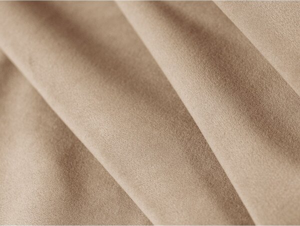 Ceglaste tapicerowane łóżko dwuosobowe ze stelażem 180x200 cm Aveline – Micadoni