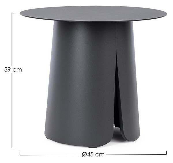 Aluminiowy okrągły stolik ogrodowy ø 45 cm Bryan – Bizzotto