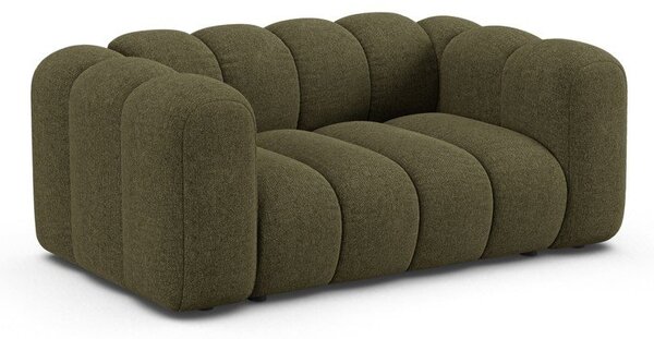 Zielona sofa z tkaniny szenilowej 170 cm Lupine – Micadoni