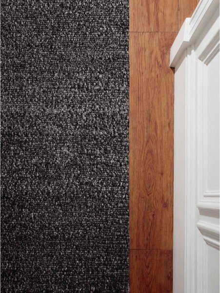 Ciemnoszary chodnik z materiału bouclé tkany ręcznie 80x200 cm Notting Hill Portobello – Ted Baker