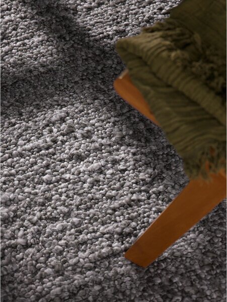 Ciemnoszary chodnik z materiału bouclé tkany ręcznie 80x200 cm Notting Hill Portobello – Ted Baker