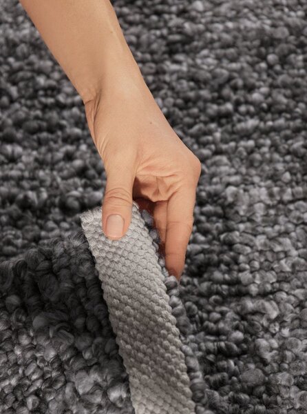 Ciemnoszary chodnik z materiału bouclé tkany ręcznie 80x200 cm Notting Hill Portobello – Ted Baker
