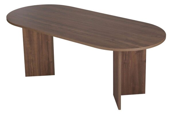 Stół w dekorze orzecha 90x200 cm Sabella – Kalune Design