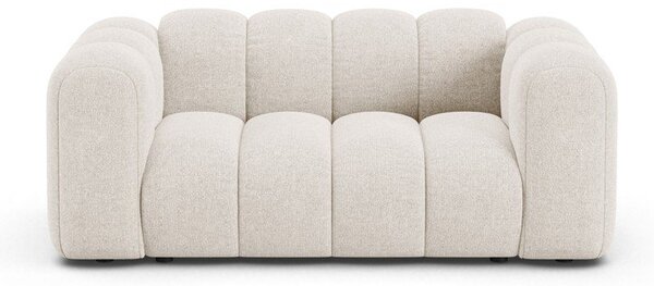 Kremowa sofa z tkaniny szenilowej 170 cm Lupine – Micadoni