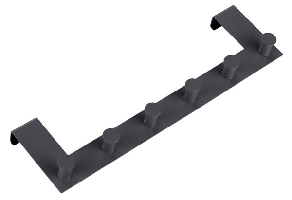 Czarny metalowy wieszak na drzwi 39 cm Celano – Wenko