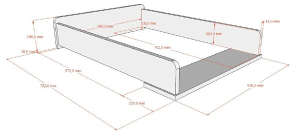 Beżowa komoda dziecięca z przewijakiem 89x90x55 cm Swingo – Vipack