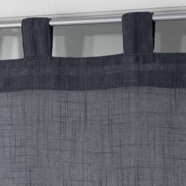 Antracytowe firanki zestaw 2 szt. 60x160 cm Zazy – douceur d'intérieur