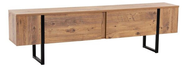 Szafka pod TV w dekorze sosny w naturalnym kolorze 180x50x29,5 cm Serenity – Kalune Design