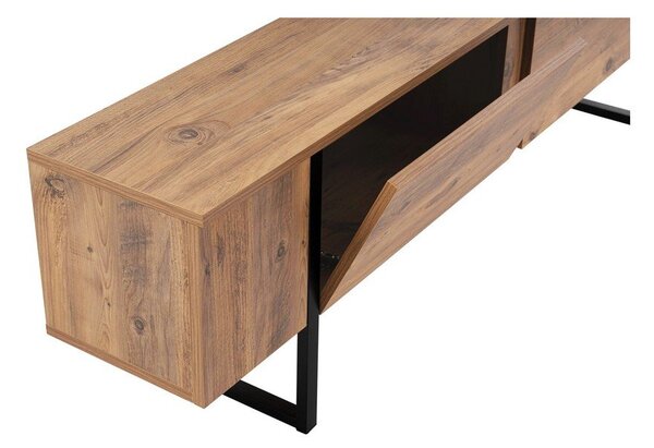 Szafka pod TV w dekorze sosny w naturalnym kolorze 180x50x29,5 cm Serenity – Kalune Design