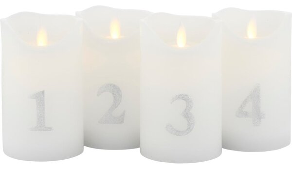 Świąteczne dekoracje świetlne 4 szt. (wysokość 13 cm) Sara – Sirius