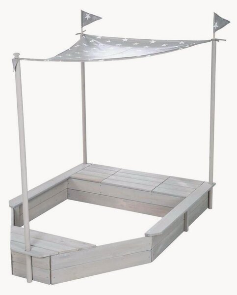 Piaskownica z drewna Boat