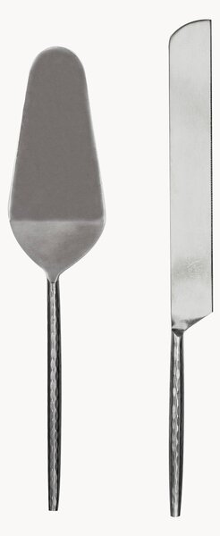 Komplet do serwowania ciasta Hammered, 2 elem