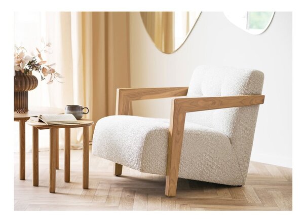 Beżowy fotel Caracas – House Nordic