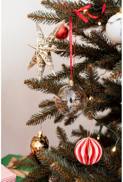 Szklana ręcznie dmuchana bombka ø 8 cm Annual Christmas Bauble – Holmegaard