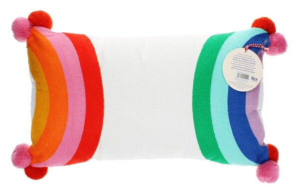 Poduszka dziecięca z mieszanki bawełny 50x33 cm Rainbow – Rex London