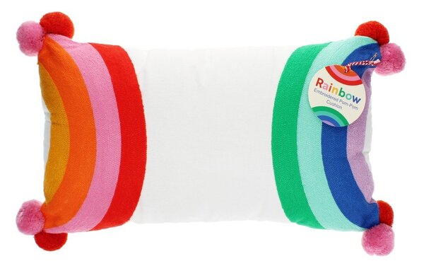 Poduszka dziecięca z mieszanki bawełny 50x33 cm Rainbow – Rex London