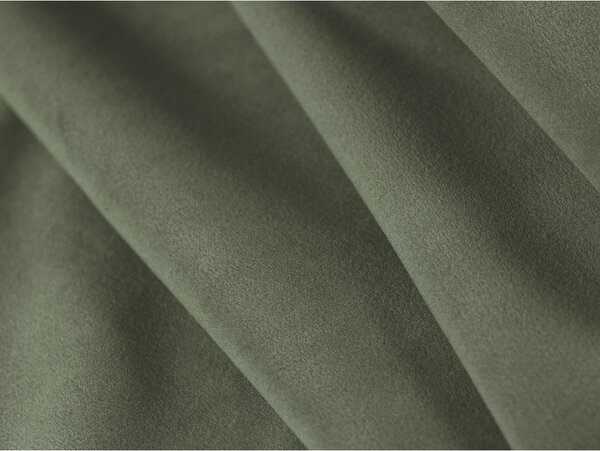 Zielone tapicerowane łóżko dwuosobowe 140x200 cm Linea – Micadoni