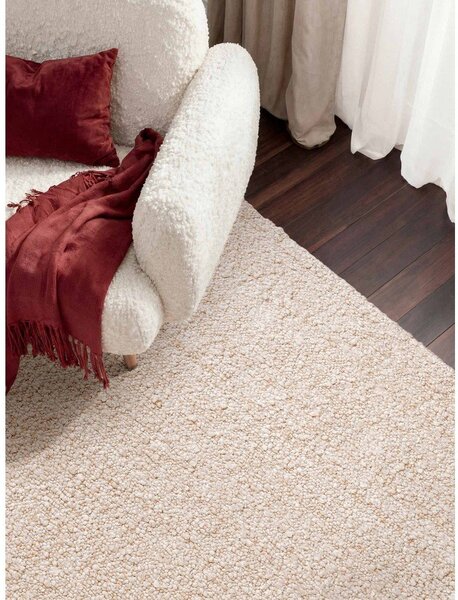 Kremowy dywan z materiału bouclé tkany ręcznie 120x170 cm Notting Hill Portobello – Ted Baker