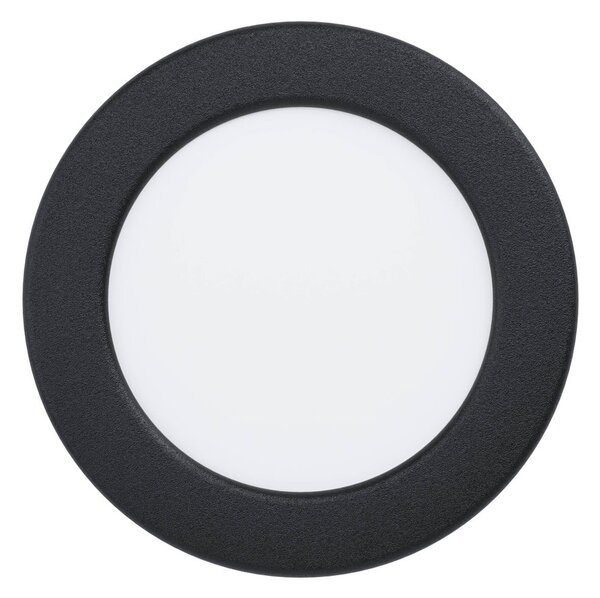 Czarna lampa LED wpuszczana w sufit FUEVA 5 – EGLO