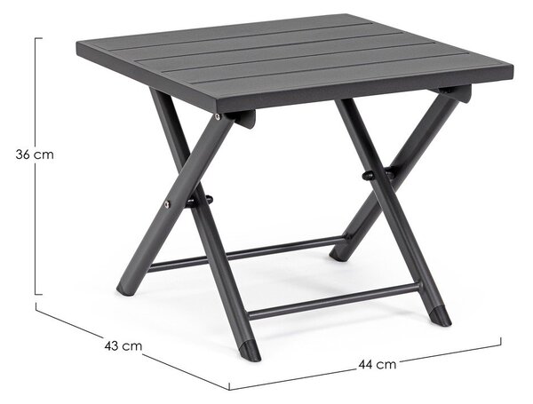 Aluminiowy stolik ogrodowy 43x44 cm Taylor – Bizzotto