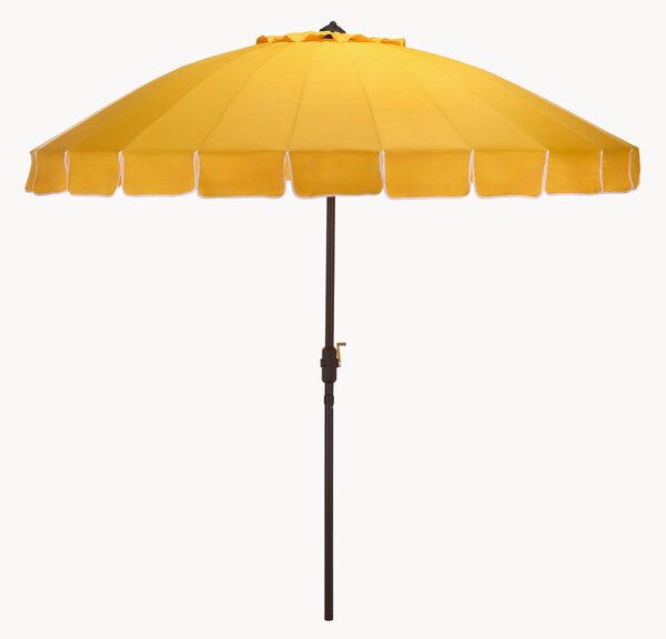 Okrągły parasol ogrodowy Crank Panza, Ø 252 cm