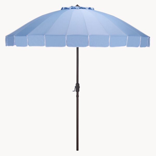 Okrągły parasol ogrodowy Crank Panza, Ø 252 cm