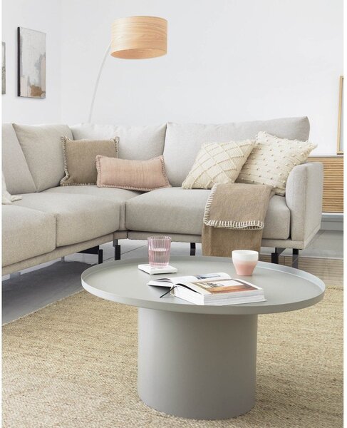 Metalowy okrągły stolik ø 72 cm Fleksa – Kave Home