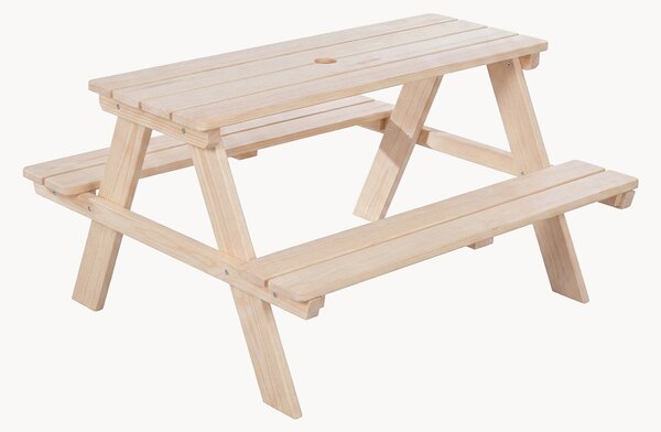 Komplet mebli ogrodowych z drewna dla 4 osób Picnic