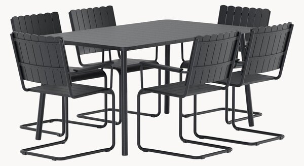 Komplet mebli ogrodowych Holmsund, 7 elem