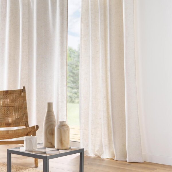 Kremowa zasłona 140x240 cm Pauline – douceur d'intérieur
