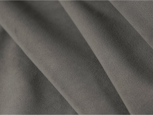 Szare tapicerowane łóżko dwuosobowe ze schowkiem i stelażem 140x200 cm Eric – Micadoni