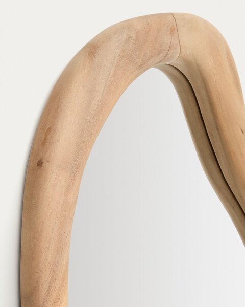 Lustro ścienne z drewnianą ramą 44x68 cm Selem – Kave Home