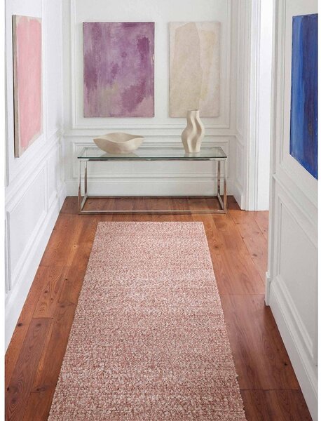 Szaroróżowy chodnik z materiału bouclé tkany ręcznie 80x200 cm Notting Hill Portobello – Ted Baker