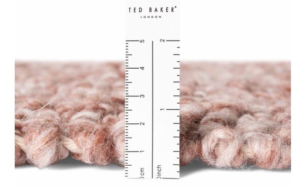 Szaroróżowy chodnik z materiału bouclé tkany ręcznie 80x200 cm Notting Hill Portobello – Ted Baker